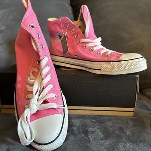 Pink Converse All Stars Hi-top Sneakers Size 10 New in Box